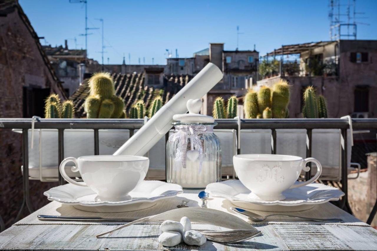 Bbhomerome - Campo Dei Fiori Balcony View Penthouse 외부 사진